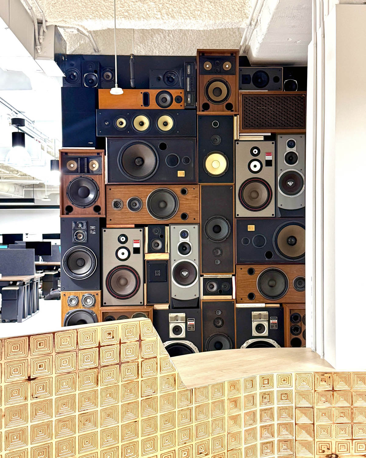 vintage speaker wall custom speakers wall of sound concord records la